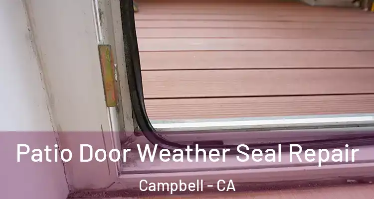  Patio Door Weather Seal Repair Campbell - CA