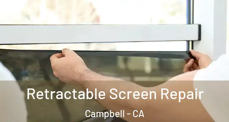  Retractable Screen Repair Campbell - CA