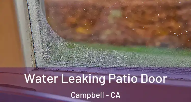  Water Leaking Patio Door Campbell - CA